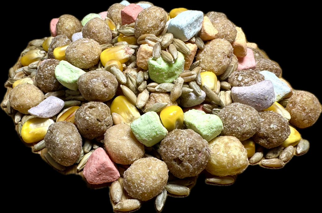 Mr. Opossum’s Squirrel Circus™ – Grain & Peanut Butter Crunch Wildlife Treat Mix