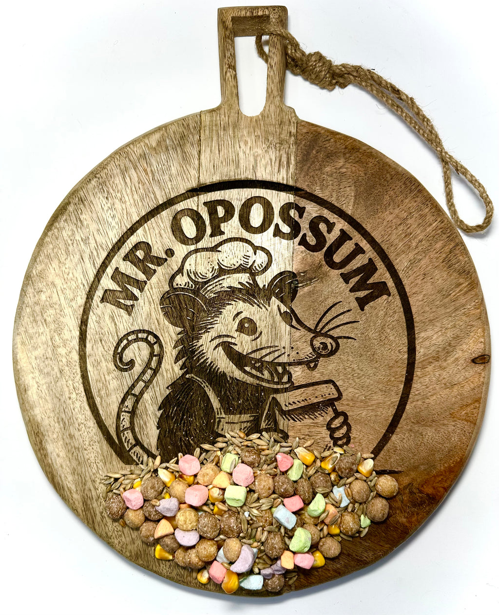 Mr. Opossum’s Squirrel Circus™ – Grain & Peanut Butter Crunch Wildlife Treat Mix