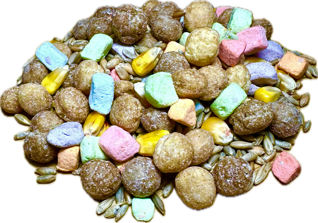 Mr. Opossum’s Squirrel Circus™ – Grain & Peanut Butter Crunch Wildlife Treat Mix