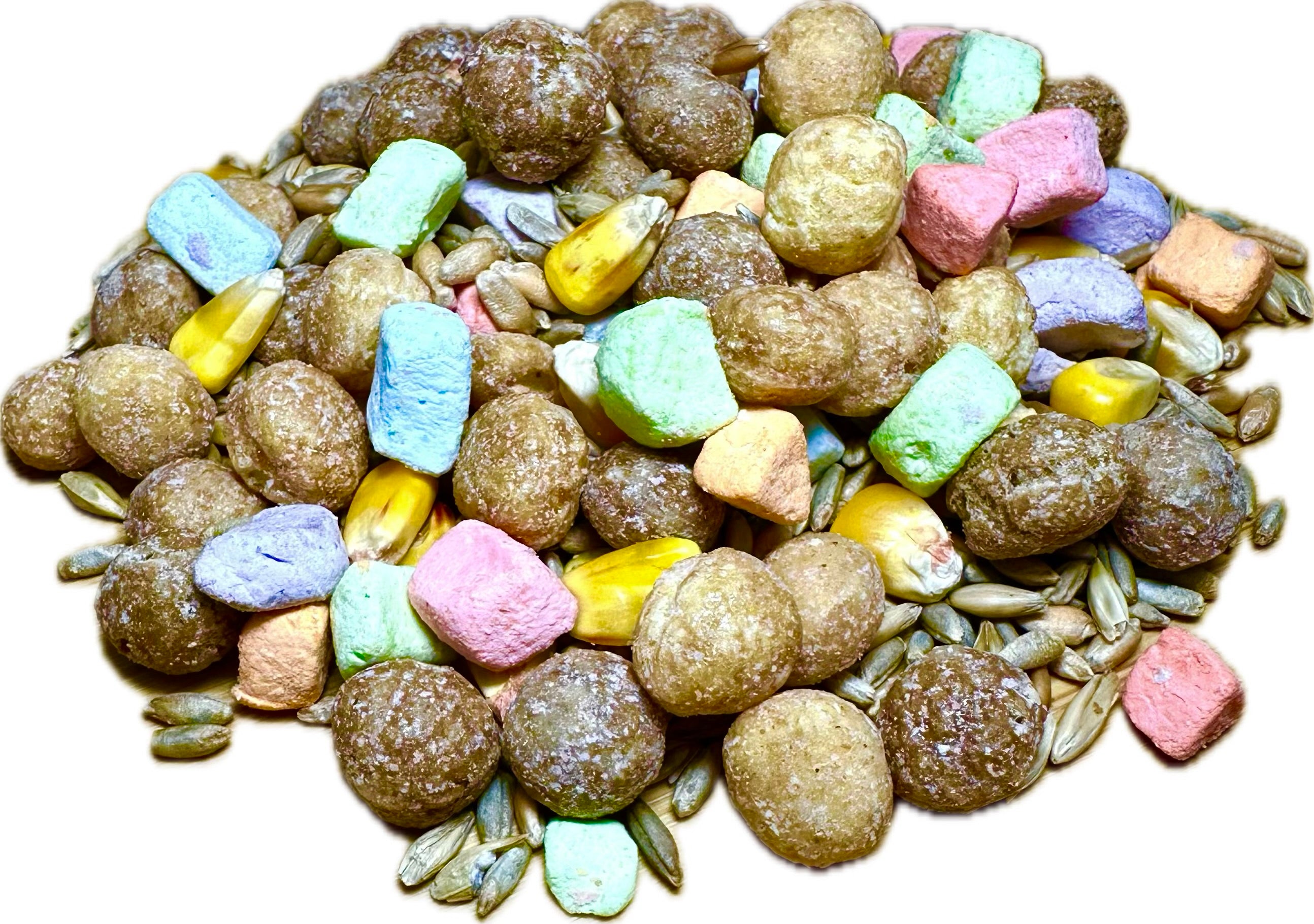 Mr. Opossum’s Squirrel Circus™ – Grain & Peanut Butter Crunch Wildlife Treat Mix