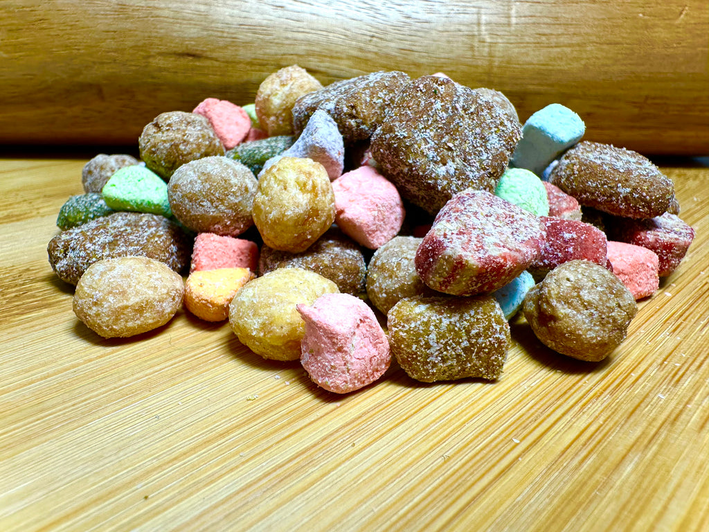 Mr. Opossum’s Marshmallow Moo Mix™ – Sweet Beef & Apple Wildlife Blend