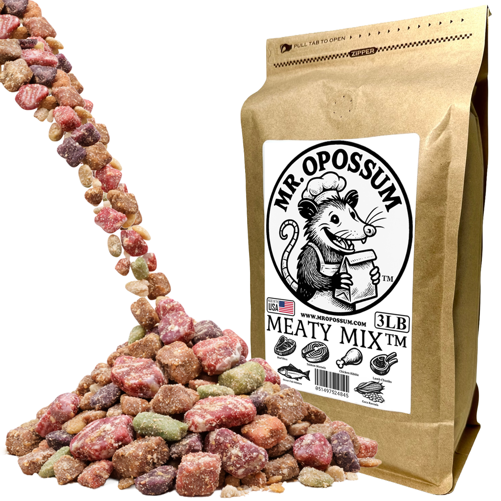 Mr. Opossum’s Meaty Mix™ – Extra-Meaty Wildlife Treat Blend